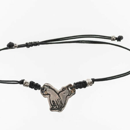 Pulsera Manos de los Amantes en Macramé