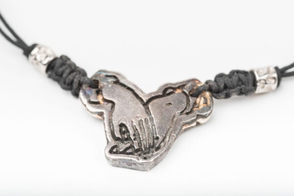 Pulsera Manos de los Amantes en Macramé