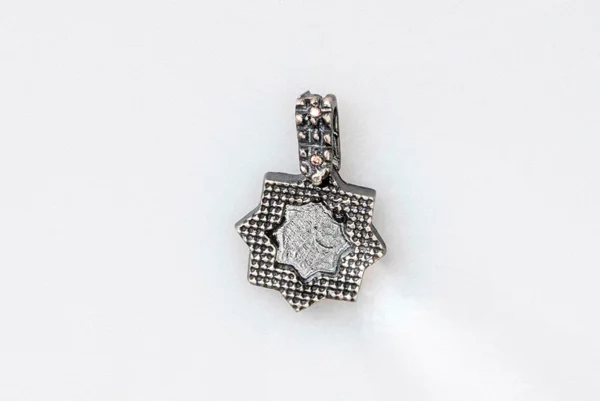 Colgante Estrella Mudéjar en plata ruteniada